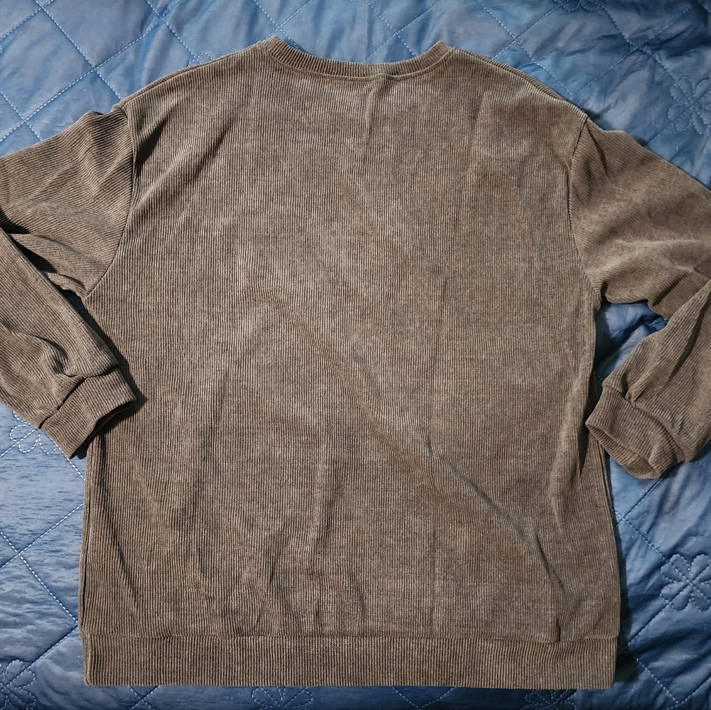 NIP Womens Gray Ultra Soft Sequin Long Sleeve Football Top. - Picture 10 of 15